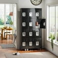thumbnail image 4 of Aobabo 12 Doors Metal Storage Locker for Employees, Storage Locker for School Office Gym Bedroom, Industrial Steel Storage Locker with 12 Hooks, Black, Assembly Required, 4 of 5
