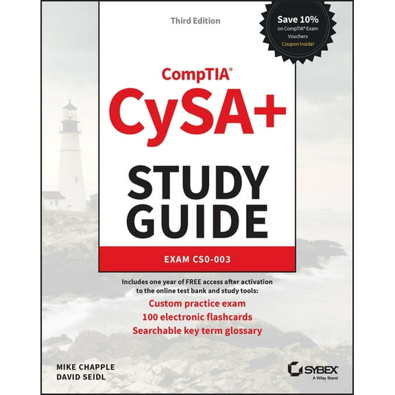 Sybex Study Guide Comptia Cysa  Study Guide: Exam Cs0-003, (Paperback)