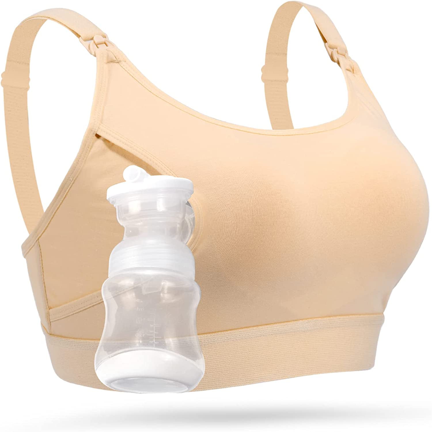 Hands Free Pumping Bra Wireless Nursing Bra Breastfeeding Women Underwear  Braskin Color