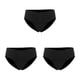 thumbnail image 3 of Minnieouse calzoncillos traje de baño bikinis ligeros fondos trajes de baño período absorbente bragas sin costuras bañador mujer negro / 2xl Type1 NO1, 3 of 6