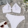 thumbnail image 5 of VerPetridure Bikini Sets for Women Push Up Women's Split Solid Bikini Two-piece Swimsuit, 5 of 6