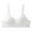 White, variant on Bovxnpu Summer Girls Underwear, Seamless Training Bras for Girls, Girls Solid Color Soft Breathable Thin Style Student Bra Underwear 16 Years