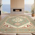thumbnail image 2 of Design&I 3'x5' Ultra Soft Throw Mat, Distressed Kilim Potbelly Burning Vintage Boho Farmhouse Playful None Fluffy Washable Easy Care Indoor rug for Bedside Hallway, 2 of 7