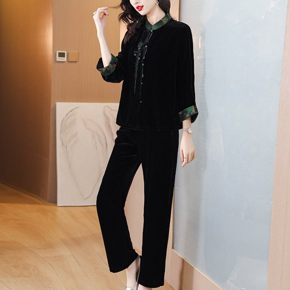Ensemble Nouveau Haut de Gamme pour Femmes Or pour Femmes