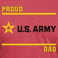 thumbnail image 3 of CafePress - Proud Army Dad Black And Gold T Shirt - Mens Tri-blend T-Shirt, 3 of 4