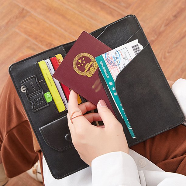 Carteras Para Hombre Cartera De Viaje Familiar Soporte De