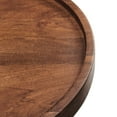 thumbnail image 5 of Coffee Sofa Side Table, Walnut, Wood, Round, Living Kitchen Cafe Bistro Hospitality Restaurant, Modern Contemporary HB36827, 5 of 8