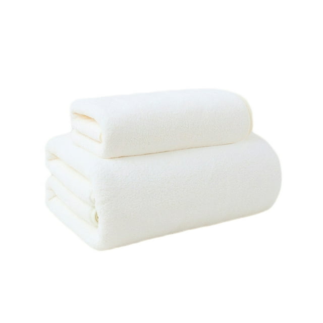 Towels for Bathroom Soft Linen 2 Pc Towel Set 1 Bath Towel 1 Washcloth Towels for Bathroom Towel Set for Adults-Highly Absorbent and Towel Set Bath Towels Set