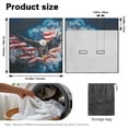 thumbnail image 7 of KUIFORTI Windshield Sunshade for 2007-2025 Wrangler Rubicon Sahara TJ JK JKU 2 & 4 Door Car Sun Visor Protector Blocks UV Rays and Keep Vehicle Cool, Palm Tree, 7 of 7