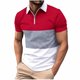 thumbnail image 5 of Mangas de Mano para Hombres Cremallera Color Bloqueo Flip Collar Versatile sin Mangas, Desgaste Al Aire Libre Casual para Hombres, 5 of 6