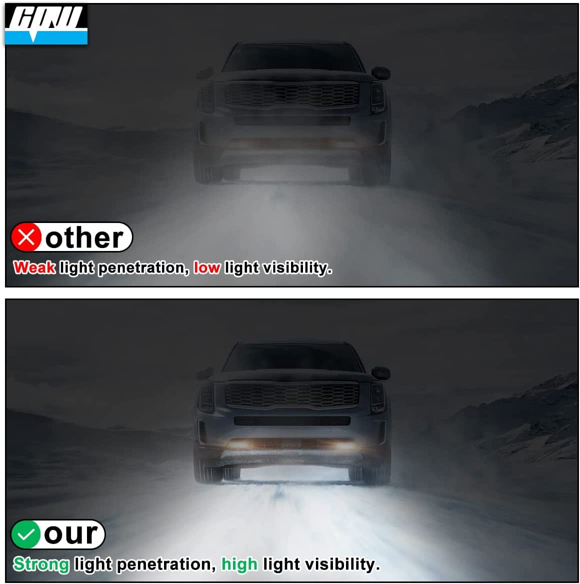 Winjet Driving Fog Lights Compatible With 1999-2002 Silverado 1500 2500, 2000-2001 Silverado 3500, 2000-2006 Suburban/ Tahoe Bumper Fog Lights Pair Smoke Lens