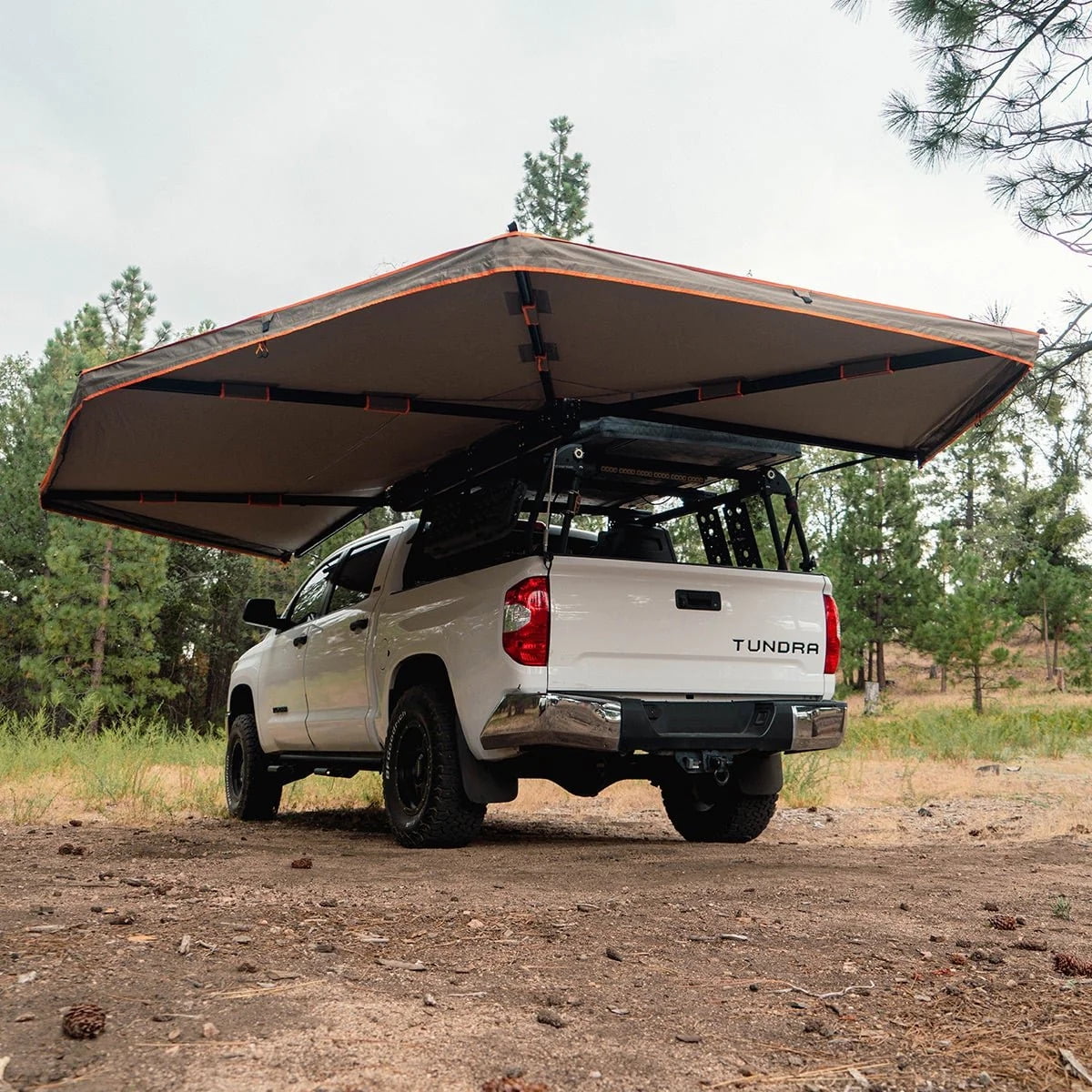 Tuff Stuff Awning 270 Degree Xl Driver Side Awning Only Olive Orange TSAWN270XLD