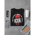thumbnail image 3 of Frosty ICEE Wave Delight - Coldest Drink Town Graphic Men's T-shirt, 3 of 4