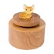 thumbnail image 2 of Mini Luminous Circular Music Box Wooden Rotating Music Box Children's Toy Ornament Boys And Girls Holiday Birthday Gift, 2 of 6