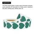 thumbnail image 3 of Uxcell Heart Shaped Sticker 1 Inch Self Adhesive Love Label for Valentine Day, Dark Green 500 Pcs, 3 of 6