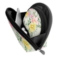 thumbnail image 4 of YFYANG 2 Piece Women's Portable Makeup Bags, Vintage Floral Texture Clutch Travel Toilet Bags Cosmetic Organizer, 4 of 7