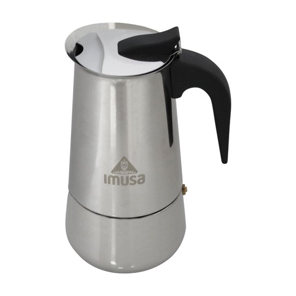 Cafetera espresso con estufa IMUSA USA B120-22062M, 6 tazas