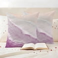 thumbnail image 3 of Pink Coastal Wave Outdoor Waterproof Pillow Covers, Summer Modern Ocean Beach Decorative Square Throw Pillowcase Sofa Cushion Sham for Patio/Couch/Chair, 18"x18" 2 Pack, 3 of 8