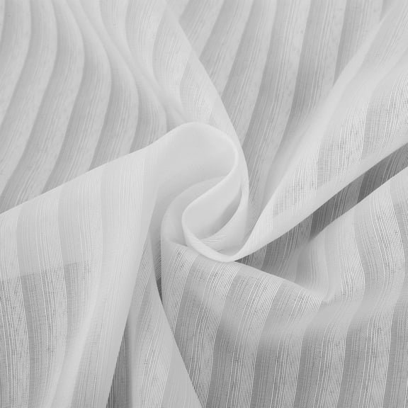 OUNONA Short Small White Curtains for Kitchen Cabinets Breathable Polyester Fabric