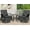 Gray, variant on YLGJ&TIDY 3 Piece Swivel Rocker Patio Chairs, Outdoor Swivel Glider Chair, Heavy Duty Patio Chairs 400 lbs with Side Table, for Backyard, Deck, Porch