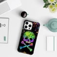 thumbnail image 6 of Graffiti Skull Designed for iPhone 14 Pro Max Case [Military Grade Anti-Drop] Hard PC Back Soft Bumper Cover Non-Slip Scratchproof Shockproof Slim Protective Case for iPhone 14 Pro Max 5G, 6 of 12