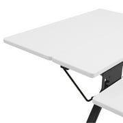Sew Ready Comet Sewing Table Folding Top Adjustable Platfomr Black/White