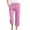 Pink A, variant on Enjoytime Women Sweatpants Loose Workout Joggers Yoga Straight Pants Drawstring Lounge Pajama Capris Pants with Pockets Women Summer Outfits