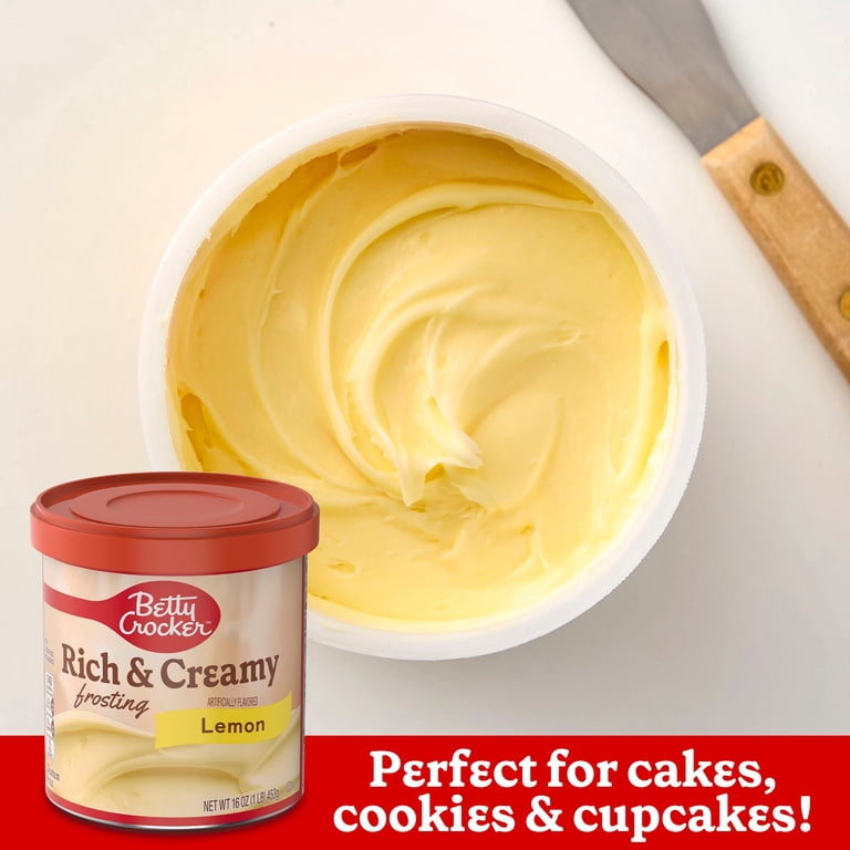 Betty Crocker Gluten Free Lemon Frosting, 16 oz - Rich & Creamy