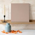 thumbnail image 3 of Ships Next Day Canvas Wall Art 8"x8", Warm Beige Wood Framed Canvas Print Painting, Solid Color Farmhouse Beige Ready to Hang Small Picture Wall Decor for Home Bathroom Nursery Kitchen, 3 of 9