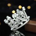 thumbnail image 2 of Naiovety Coronas de aleación de bajo mantenimiento y reutilizables para cumpleaños: disfrute de una durabilidad duradera con facilidad Herramientas y accesorios para hornear Forma de amor plata, 2 of 6