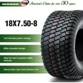 thumbnail image 2 of One WANDA 18x7.50-8 Lawn Mower Cart Turf Tires P332 /4PR, 2 of 3
