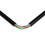 1000ft Cat5e Solid 24AWG Ethernet Network Cable – UTP Unshielded Bulk LAN Copper Clad Aluminum Wire Pull Box for Internet, Router, Switch, PC, Black