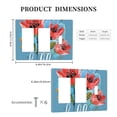 thumbnail image 3 of Flower Hello Daisy Switch Cover Decorative Wall Plate 3-Gang 2-Decor 1-Toggle Standard Size, 3 of 5