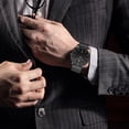 thumbnail image 4 of Watches for Man Ultra-Thin Men’s Quartz Watch with Large Minimalist Dial,Date Window ,Stainless Steel Band,Gift for Man Father's Day gift, 4 of 8