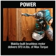 thumbnail image 3 of Makita XPH16Z 18V LXT Lithium-Ion Compact Brushless Cordless 0.5-Inch Hammer Driver-Drill Tool with Variable 2-Speed and Dual LED Lights, 3 of 8
