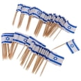 thumbnail image 1 of Paquete de 2 a 5, 100 piezas, bandera decorativa, palillos de dientes, decoraciones de comida para fiestas 2 piezas Gloria Marcar Palillos Decorativos, 1 of 7