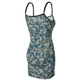 thumbnail image 6 of Ladies Elegant Sling Sleeveless Sexy Dress floral, 6 of 6