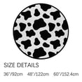 thumbnail image 2 of GZHJMY 60In Round Rugs for Living Room, Non-Slip Coral Velvet Long Runner Rugs, Washable Water Absorbent Mat Carpet for Bedroom Kitchen Kids Room, 2 of 6