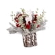 thumbnail image 5 of Estatua de Navidad,Estatua navideña para decoración del hogar,manualidades y obras de arte,Escultura navideña Figura navideña Regalos,Adornos de madera para decoración de fiestas Baya roja, 5 of 9