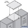 thumbnail image 1 of Salsbury 77842TN 15 x 12 in. Flat Top Filler In-Line for Metal Locker, Tan, 1 of 1