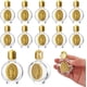 thumbnail image 1 of 12 botellas de agua bendita de 0.5 onzas líquidas, de vidrio, vacías, portátiles, con tapa, para viajes. Ideales para decoración de iglesias., 1 of 9