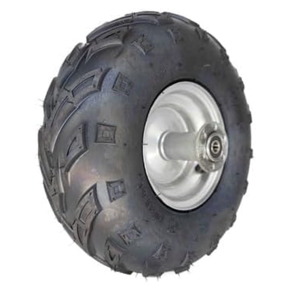 Mini Bike 145x70-6 Rear V-Tread Tire & Wheel Assembly, CT100