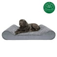 thumbnail image 3 of FurHaven Pet Dog Bed | Memory Foam Ultra Plush Luxe Lounger Pet Bed for Dogs & Cats, Gray, Giant, 3 of 13