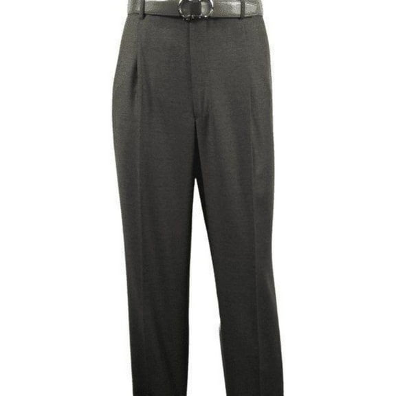 Men's Pants G.Manzoni None Wrinkle Wool Super 120's #056 Gray Made in Italy