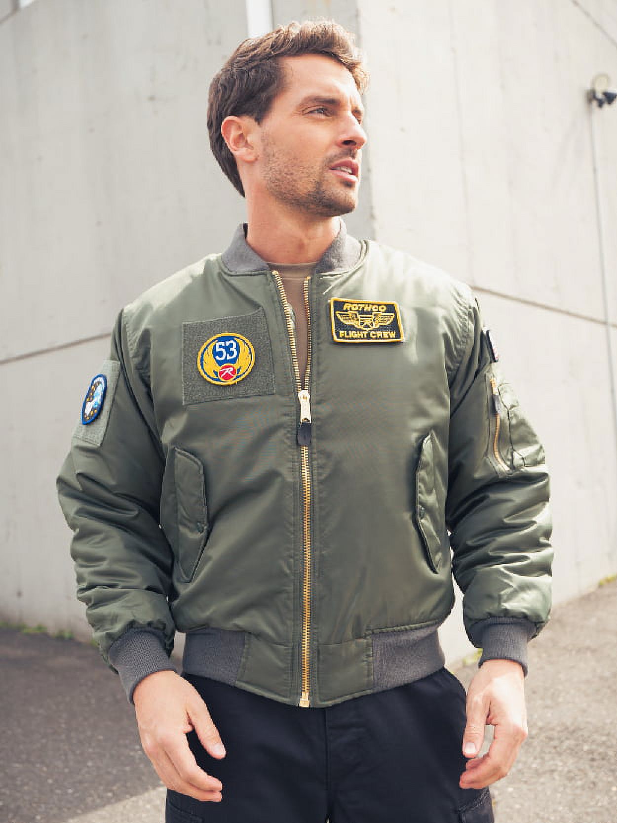 Rothco MA-1 Flight Jacket with Patches - image 5 of 6