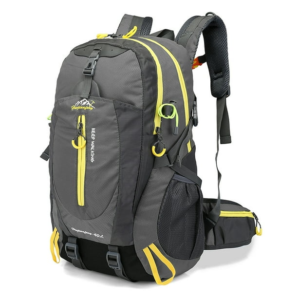 Mochila de viaje resistente al agua de 40L para campamento caminata portátil mochila para senderismo escalada bolsas traseras para hombres y mujeres