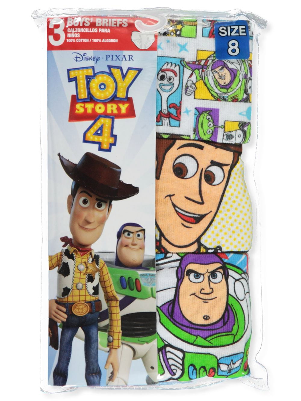 Disney Toy Story Boys' 3-Pack Briefs