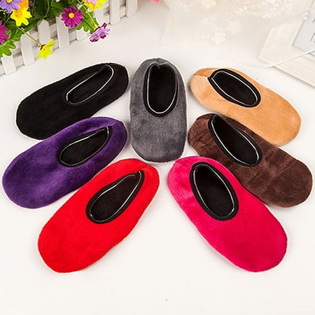 

Farfi Autumn Winter Napping Indoor Floor Socks Thicken Warm Antiskid Yoga Short Boat Sock