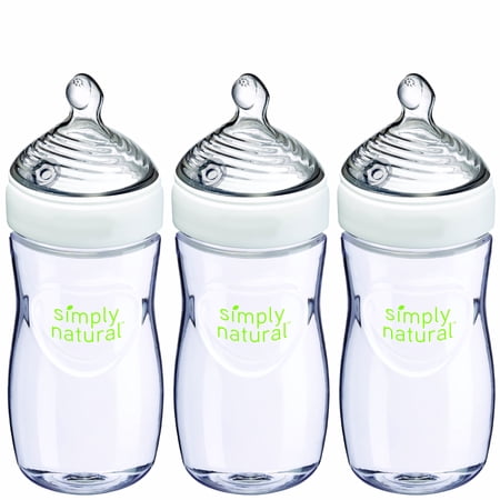 NUK Simply Natural Bottle, 9oz, 3ct (Best Baby Bottles On The Market)