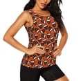 thumbnail image 2 of Balery Owls And Boo Camiseta sin mangas estampada ligera para mujer, tops de entrenamiento sin mangas, camisetas de yoga transpirables de secado rápido.-Large, 2 of 7